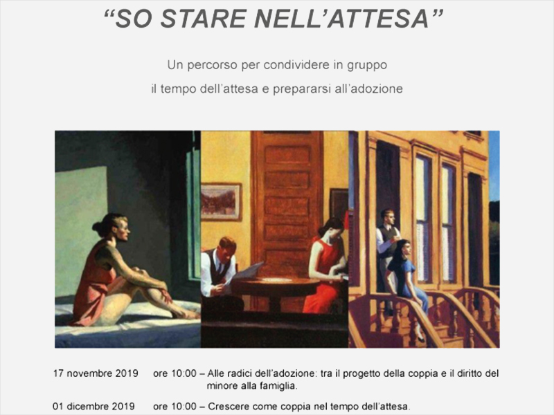 So stare nell'attesa. Un percorso per condividere in gruppo il tempo dell’attesa e prepararsi all’adozione