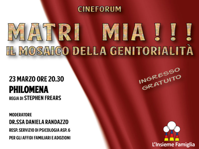 Cineforum: quarto film in rassegna, Philomena - regia di Stephen Frears